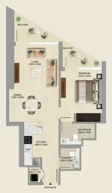 1BR