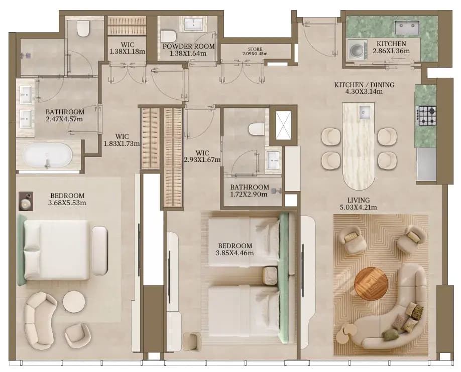 2BR