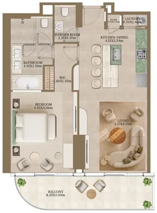 1BR