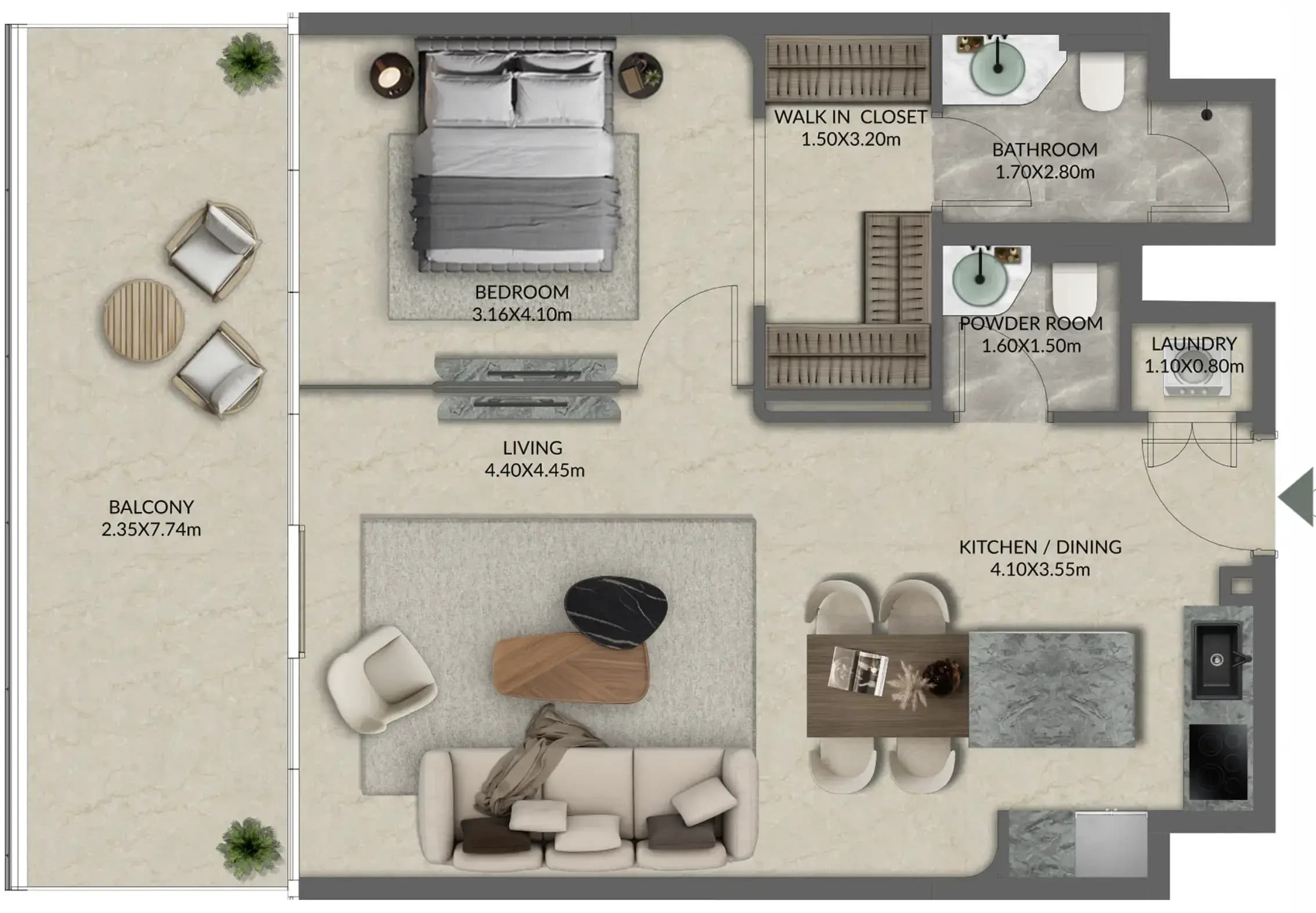 1BR