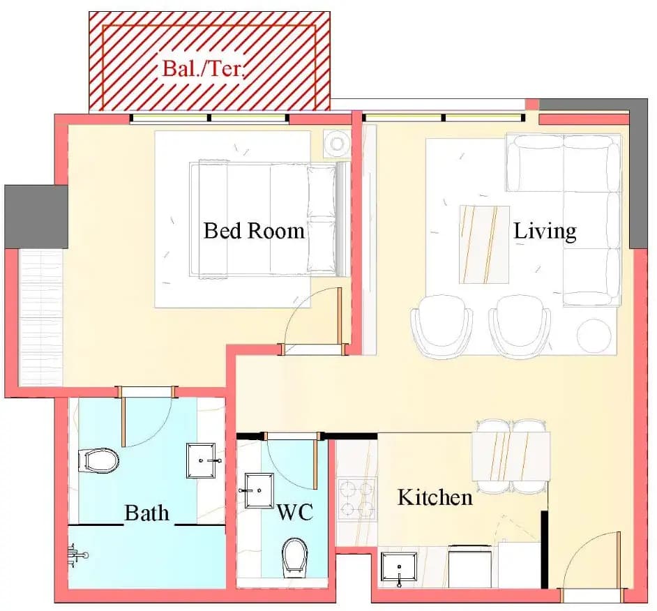 1BR