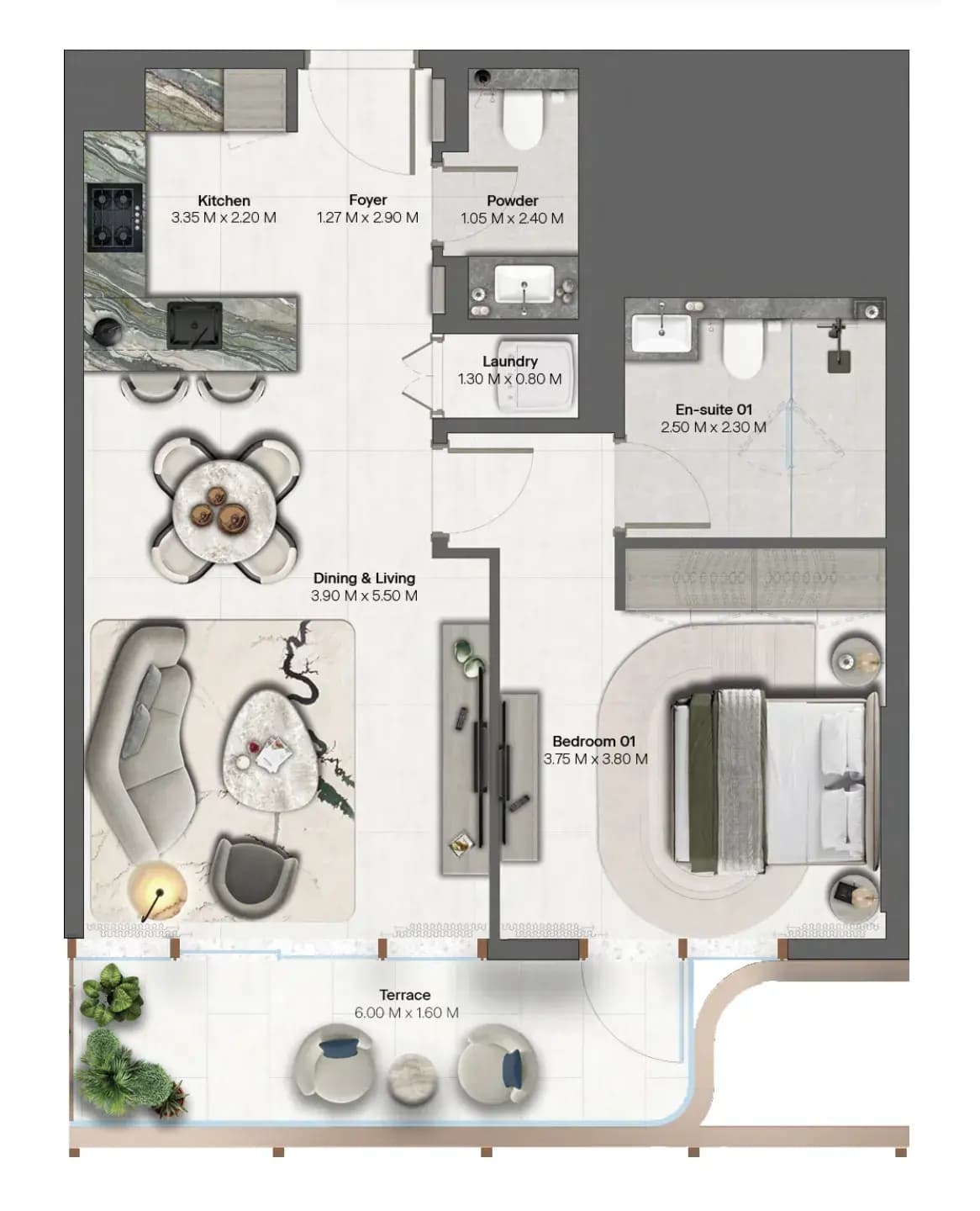1BR