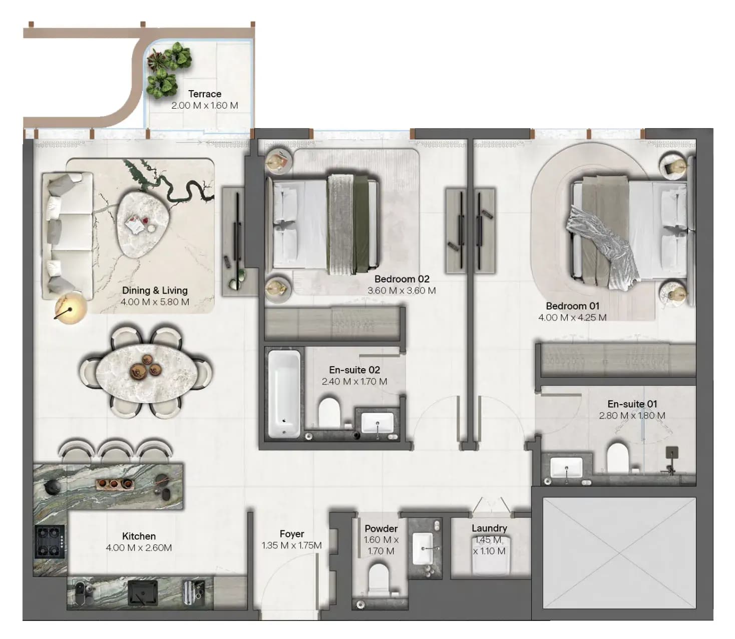 2BR