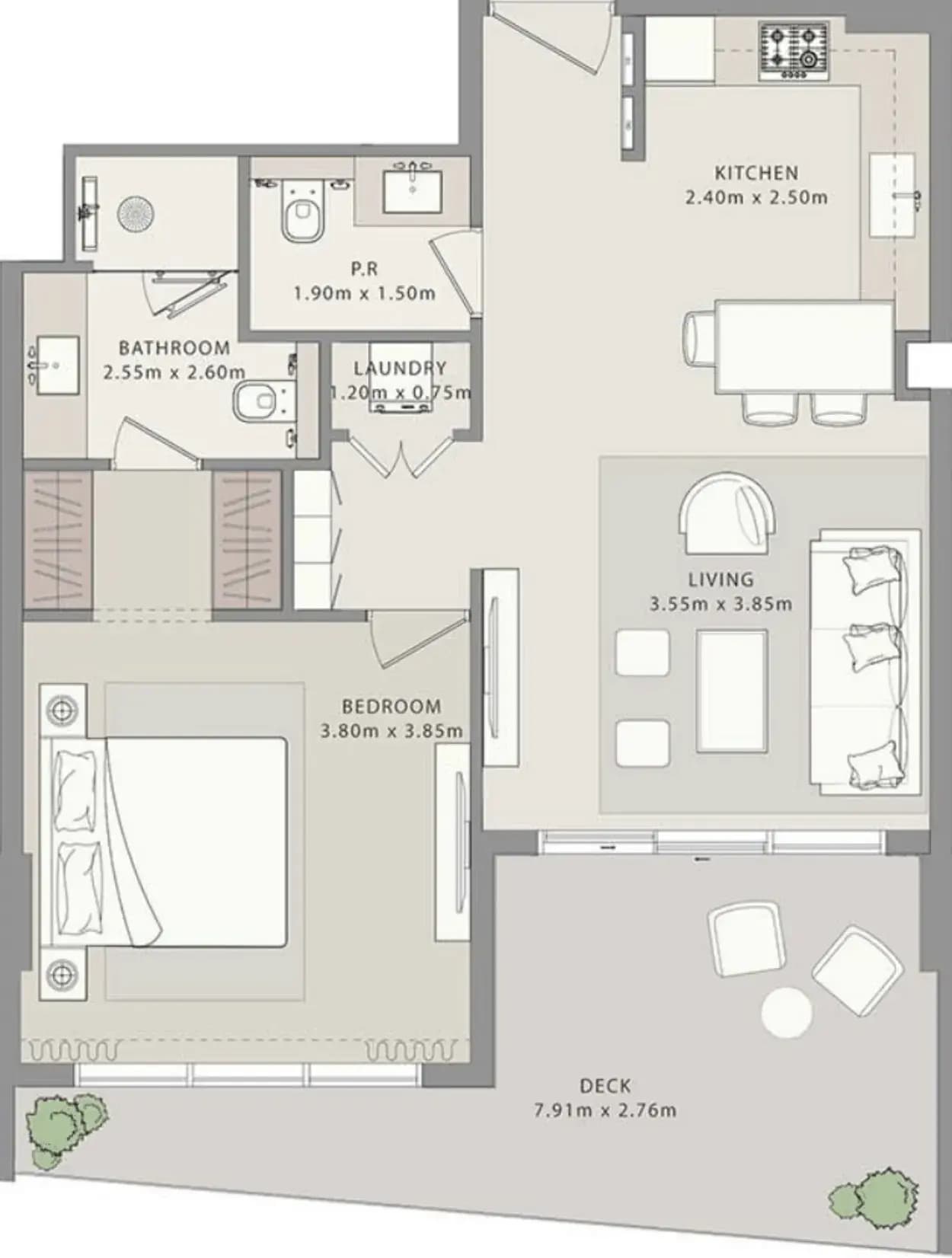 1BR