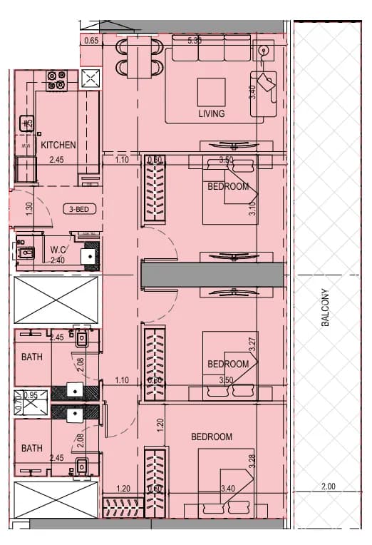 3 BR