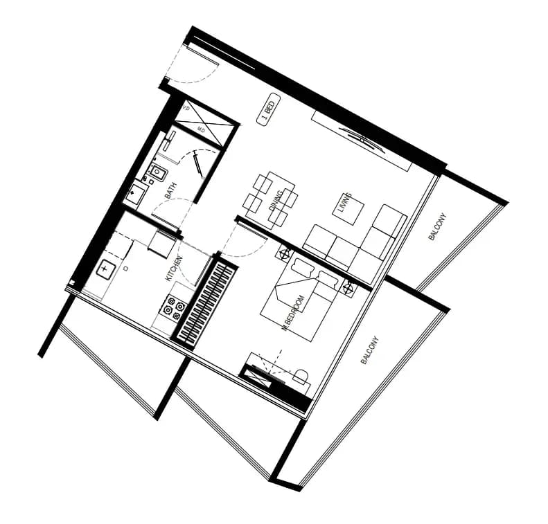 1 BR