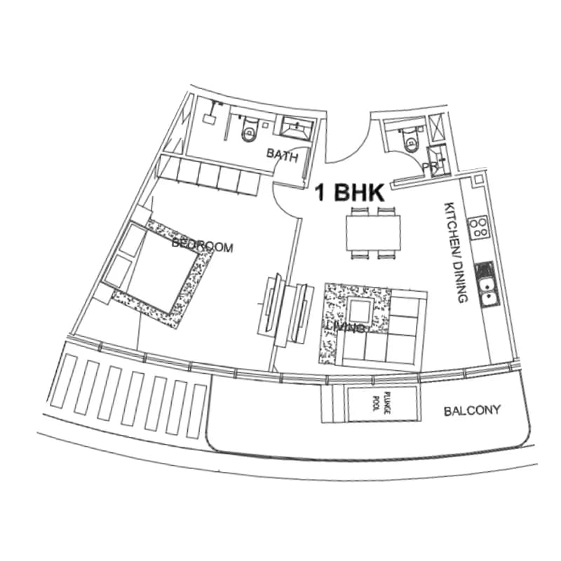 1 BR