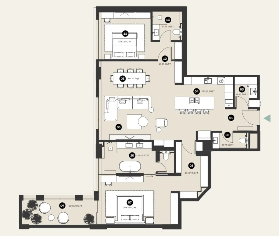 2 BR