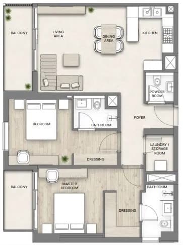 2 BR