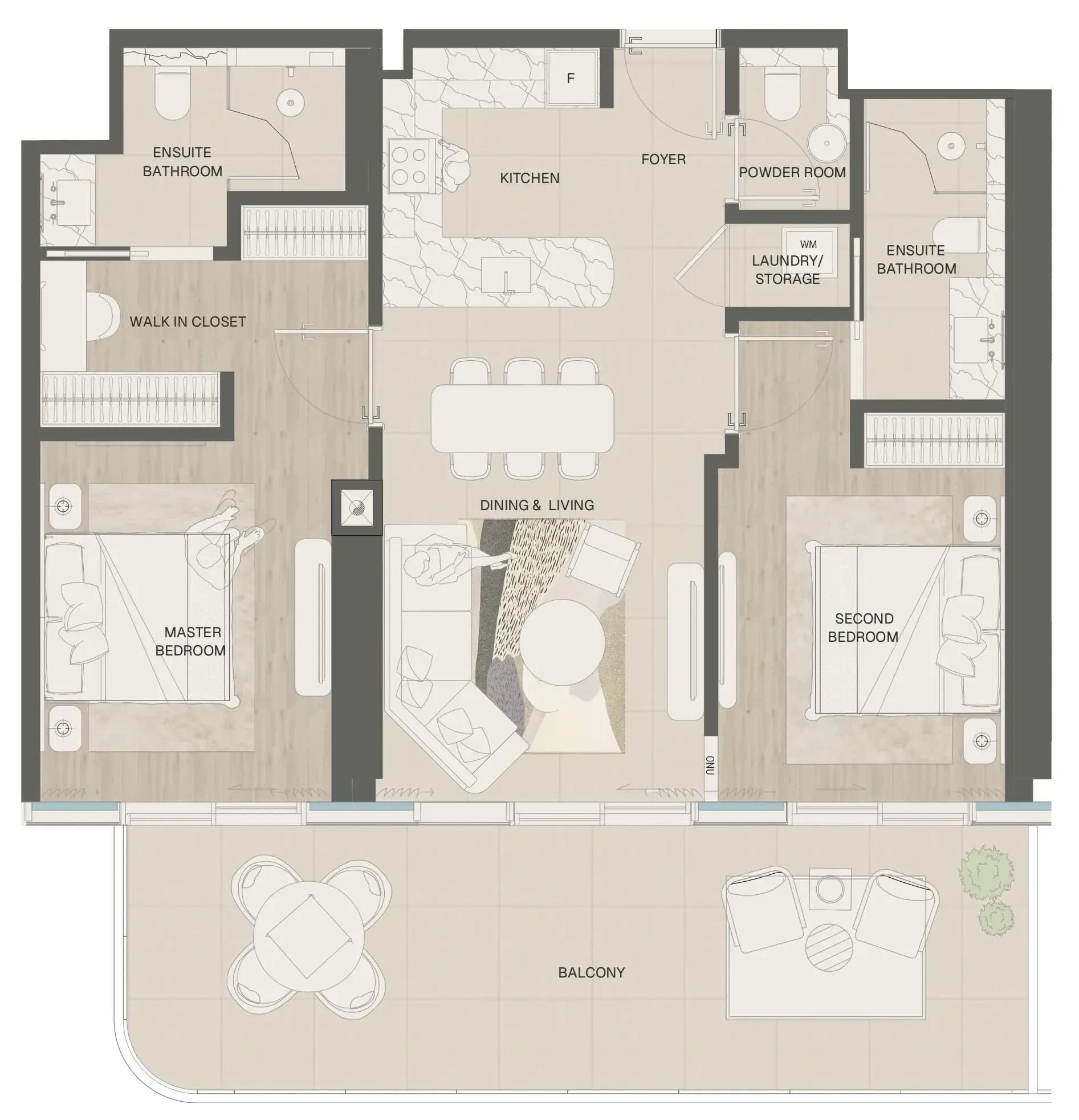 2 BR