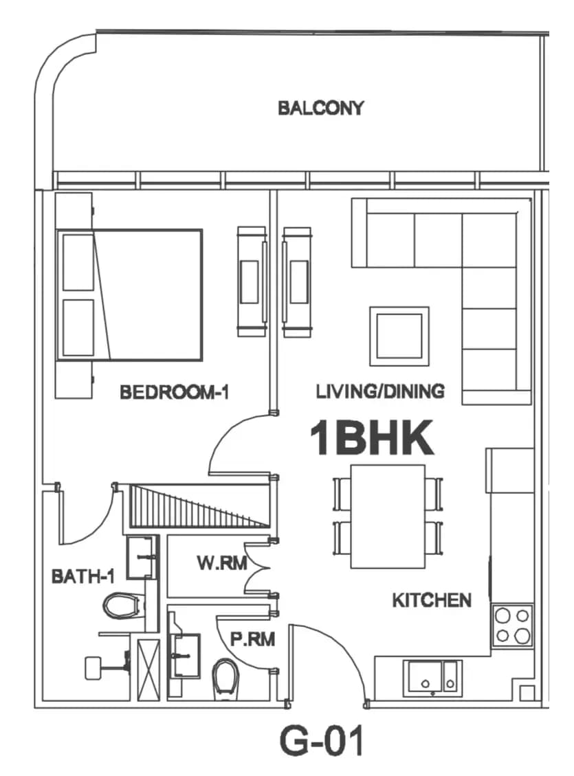 1 BR