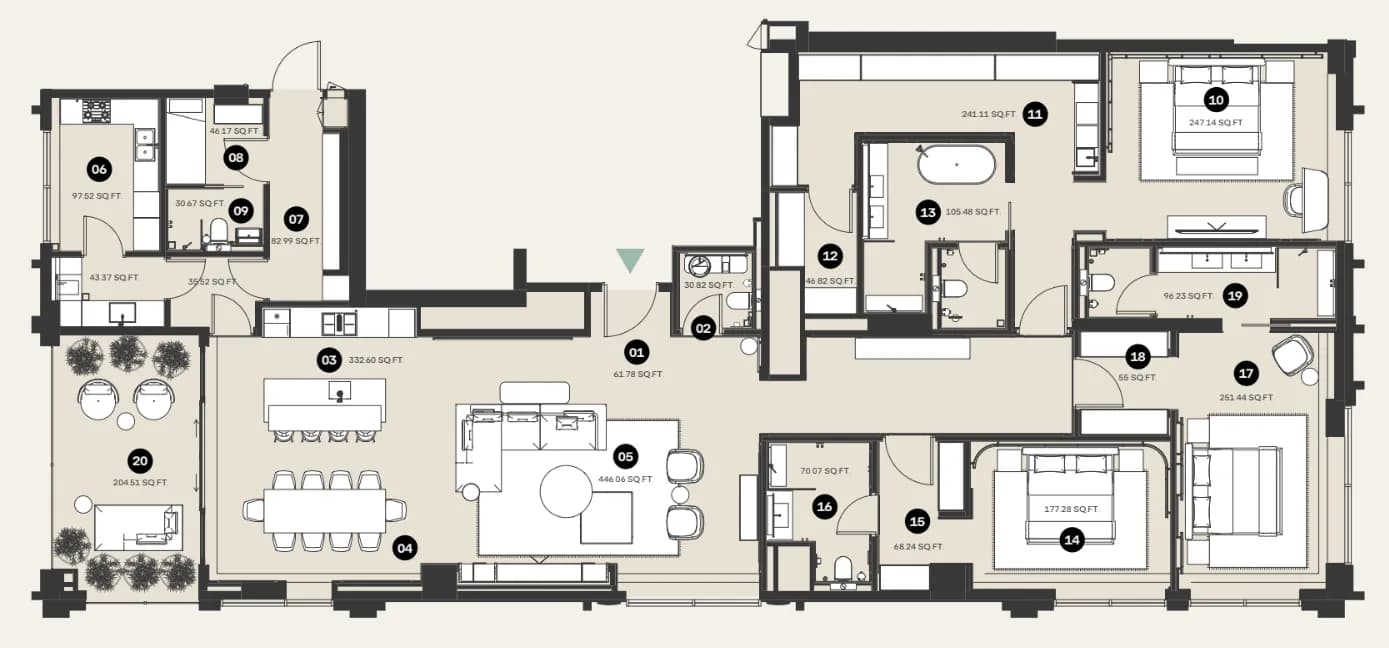 3 BR