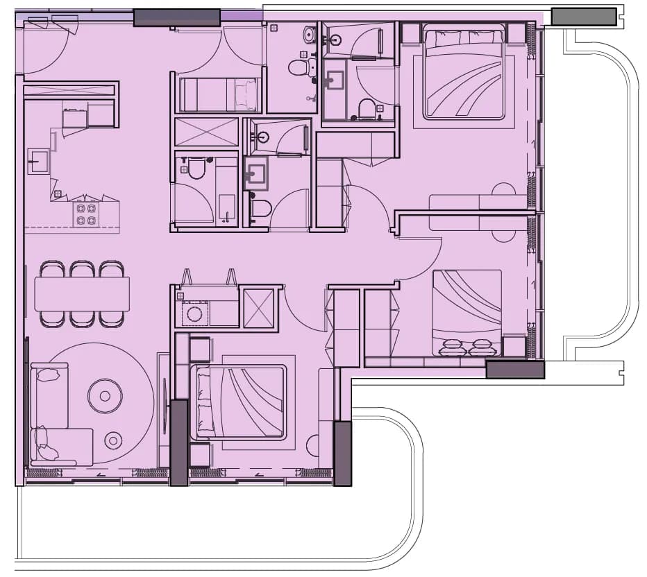 3 BR