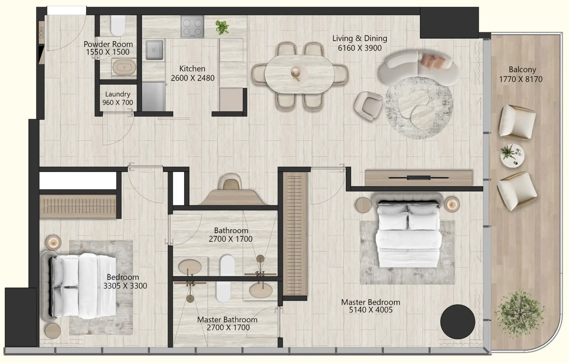 2 BR