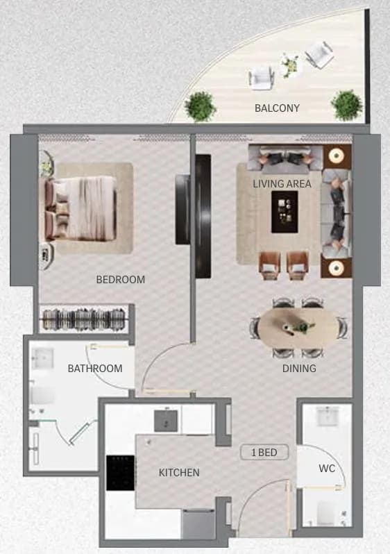 1 BR