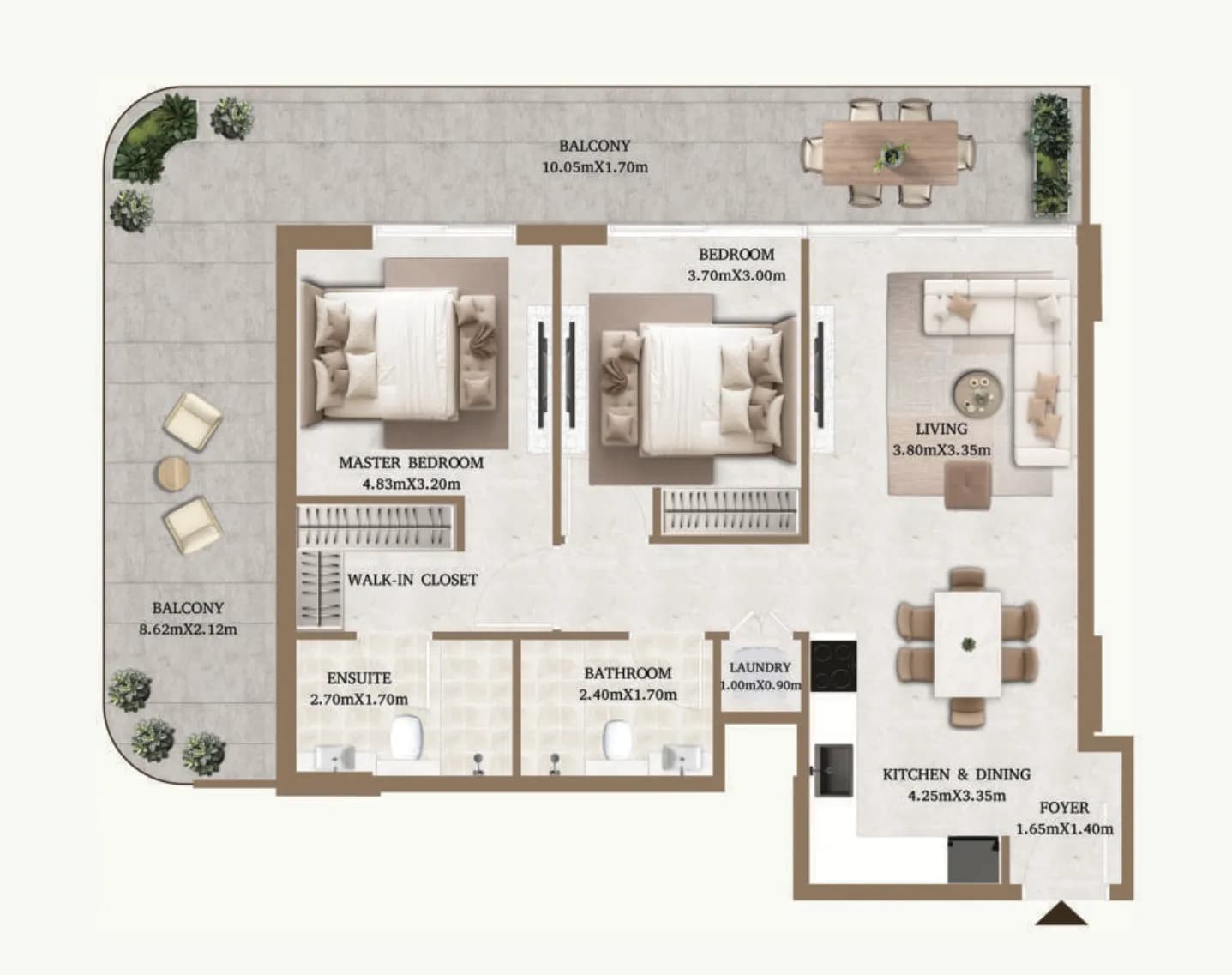 2 BR