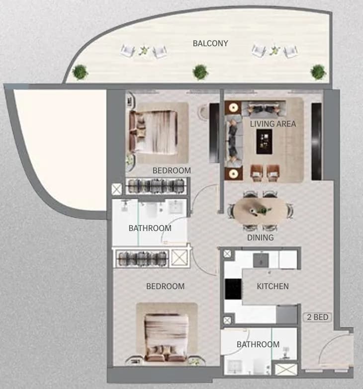 2 BR
