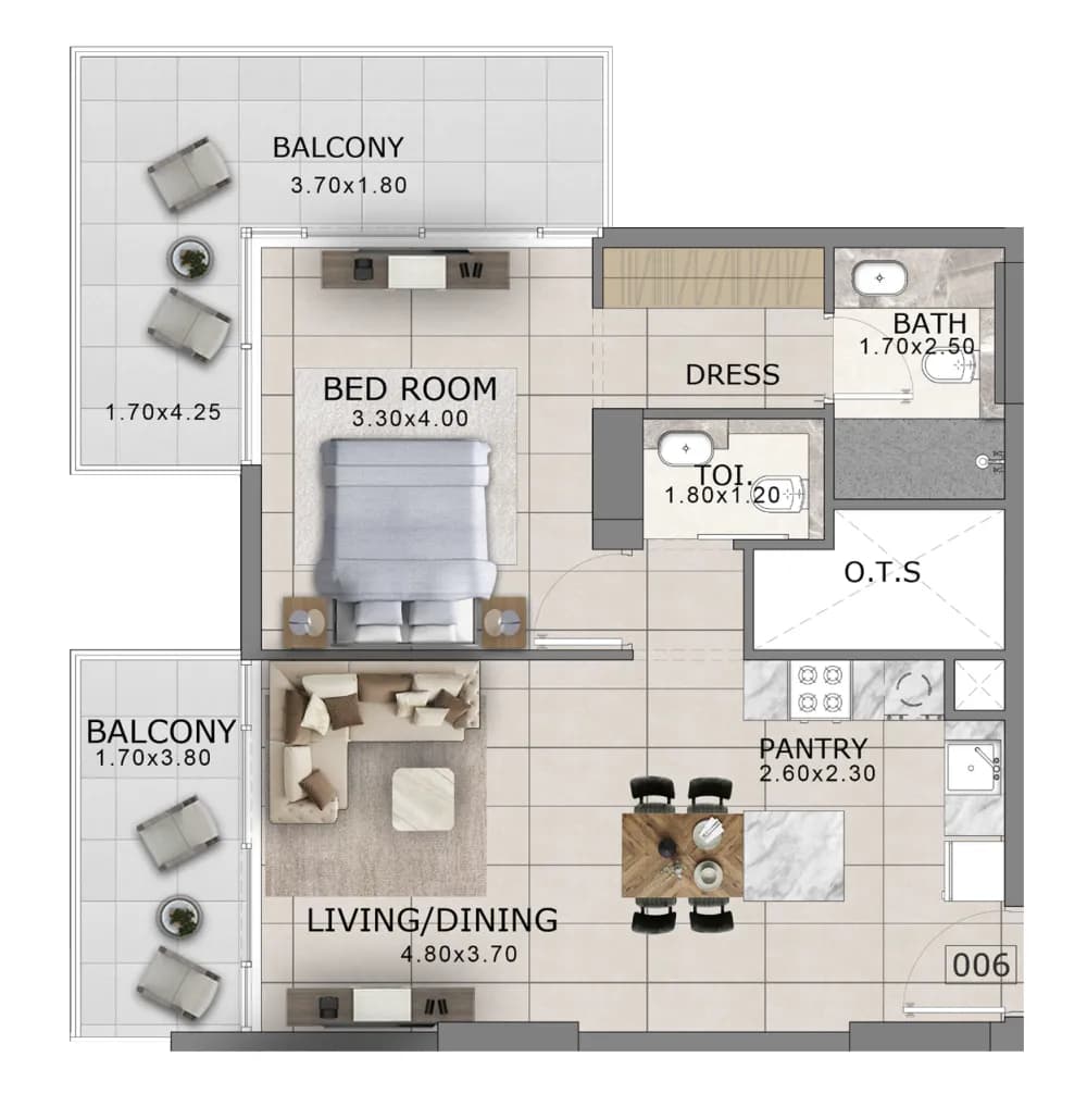 1 BR