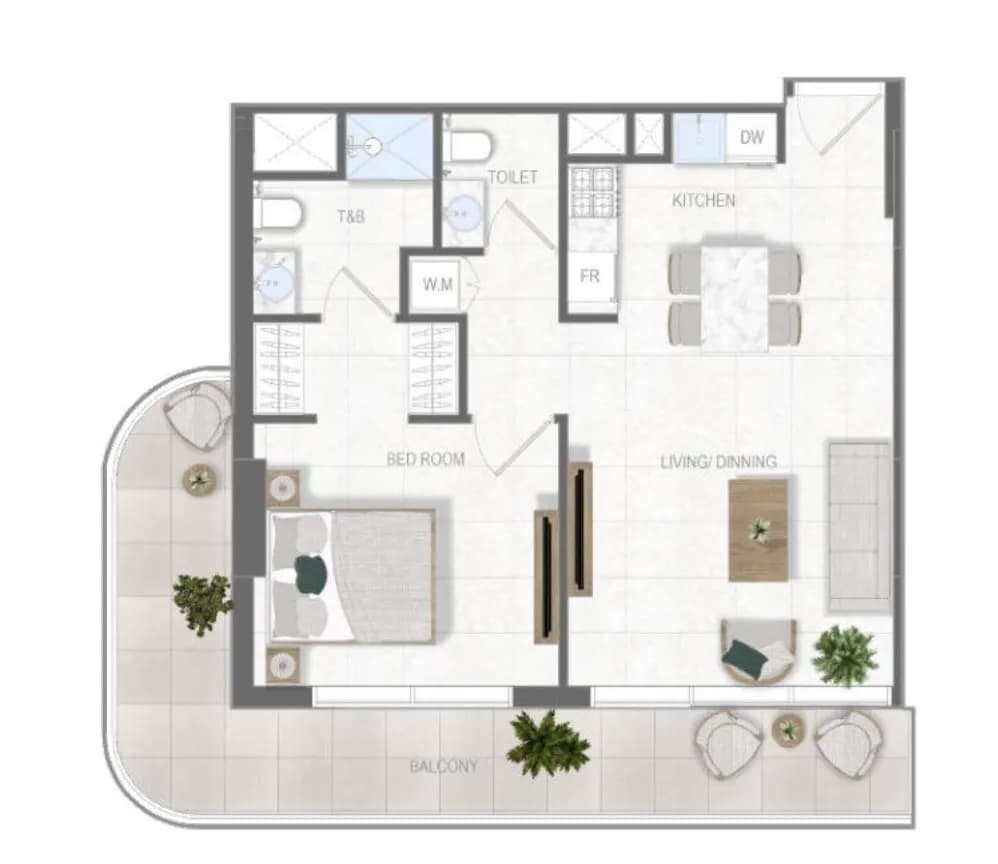 1 BR