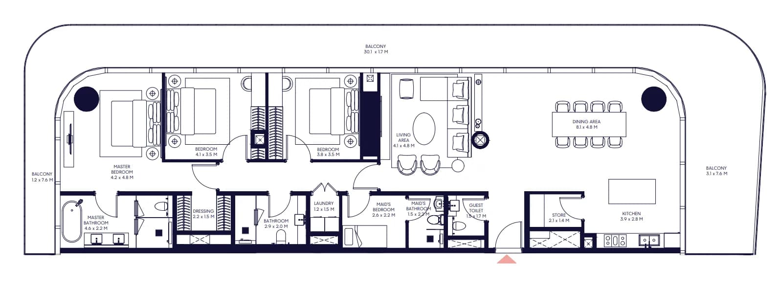 3 BR