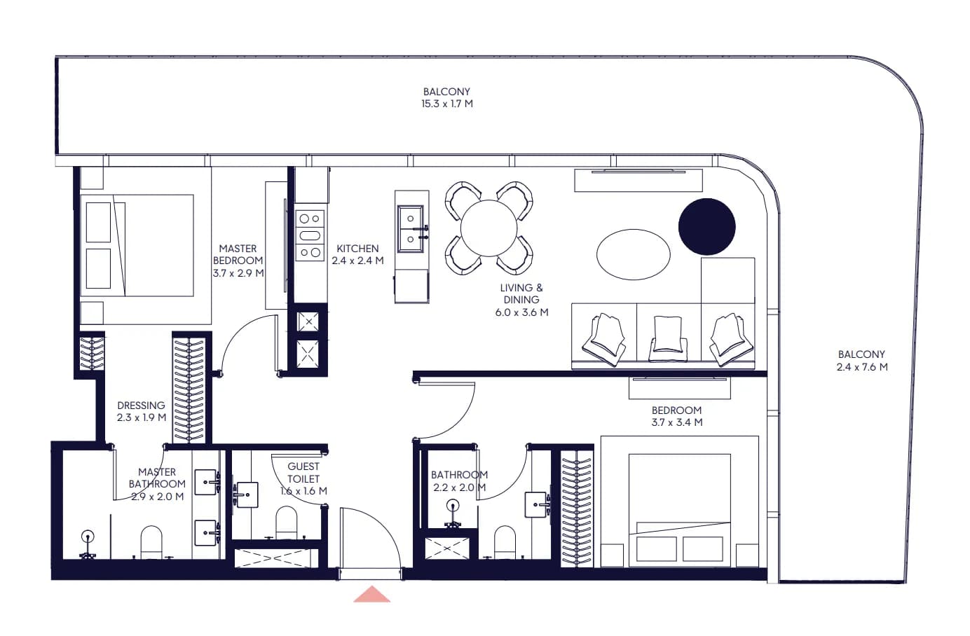 2 BR