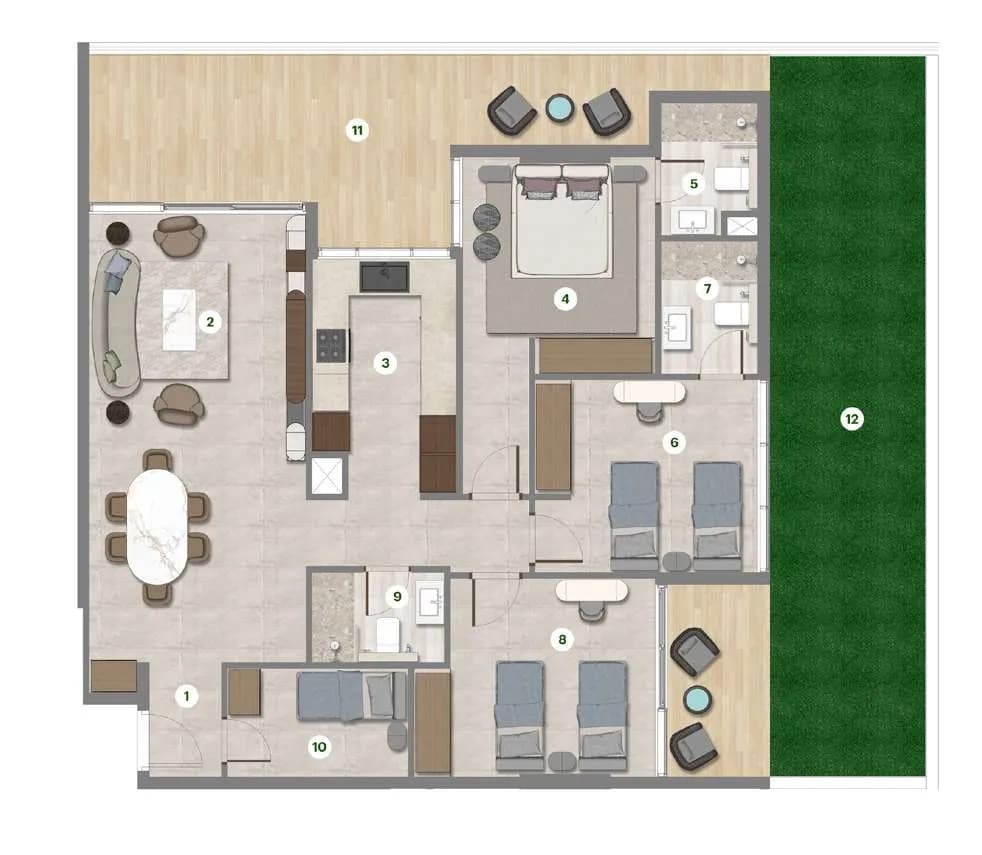 3 BR
