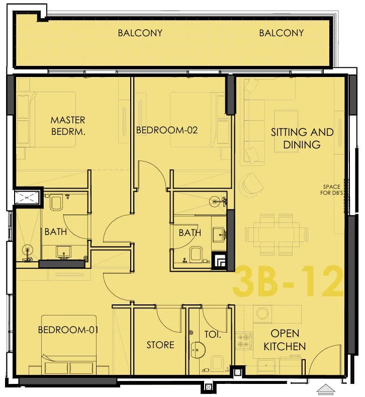 3 BR