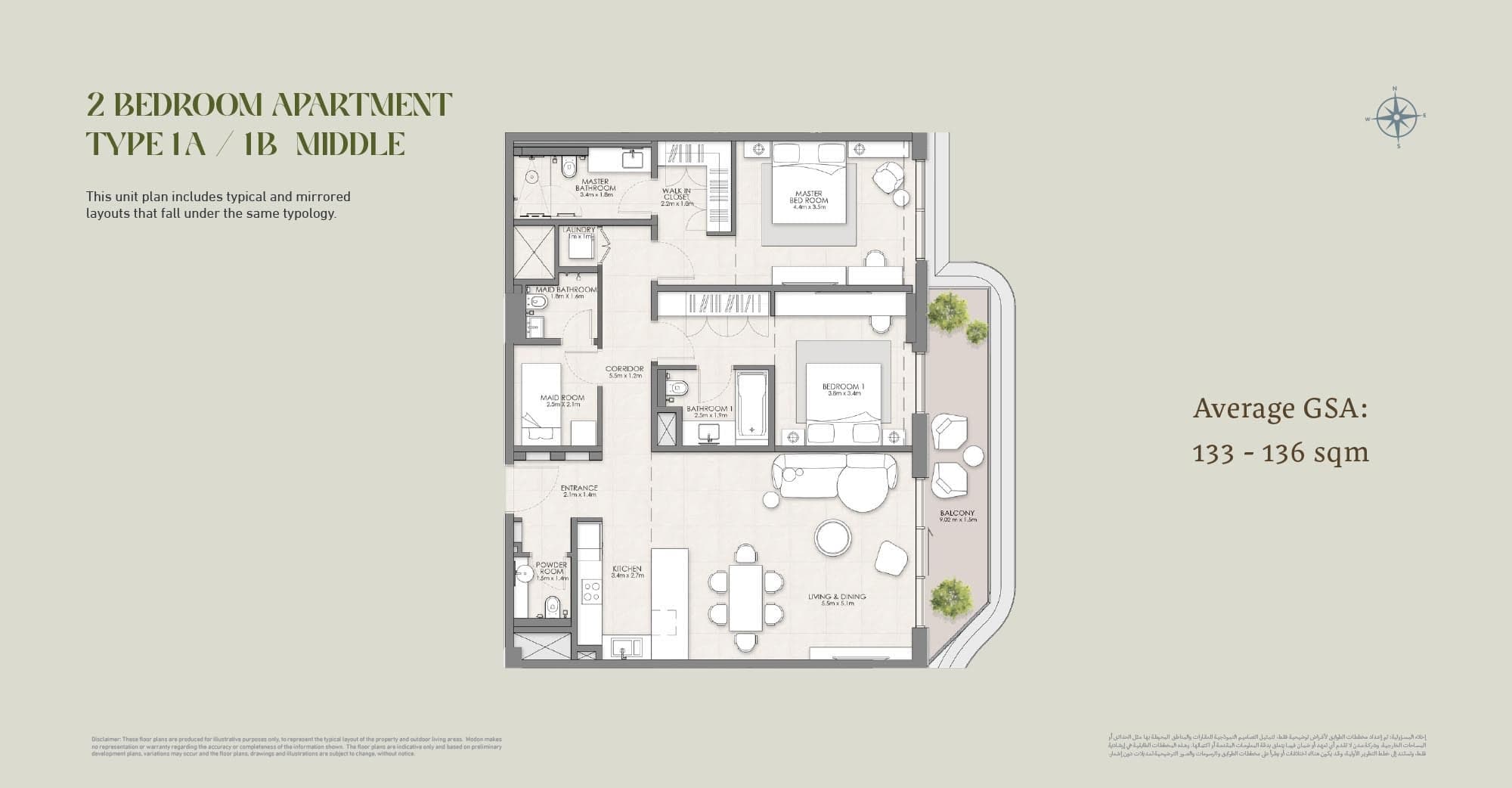 2 BR