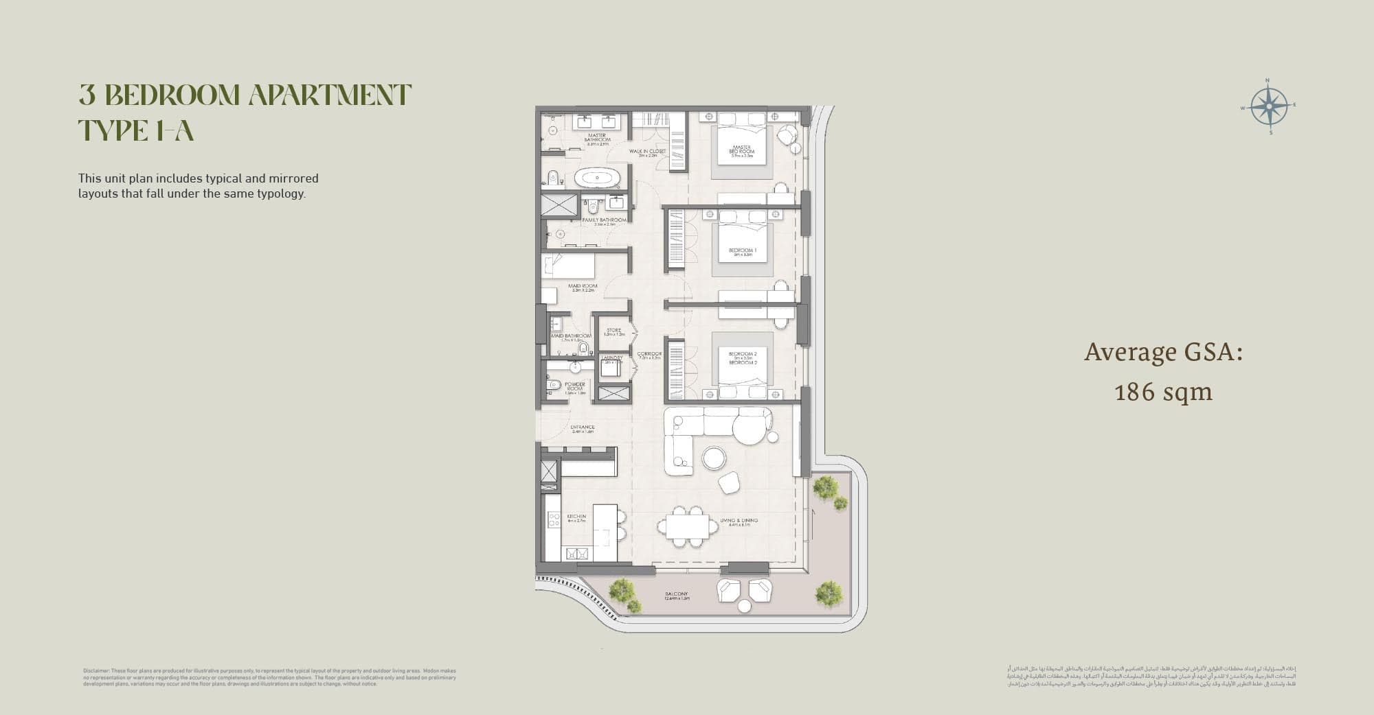 3 BR