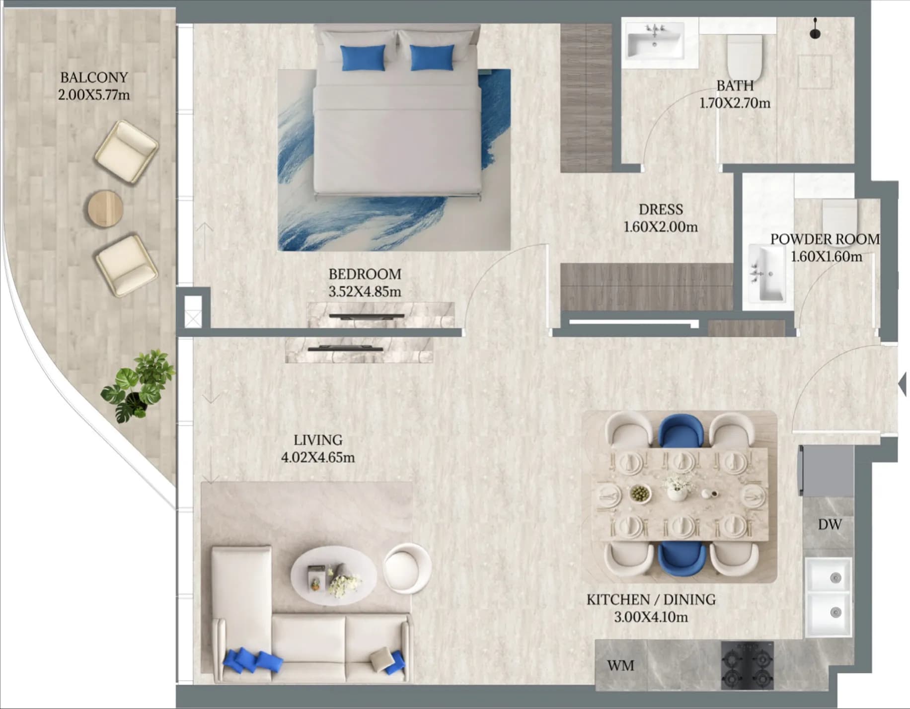 1 BR
