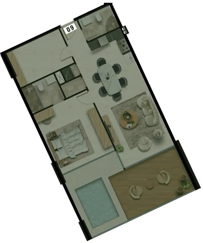 1 BR