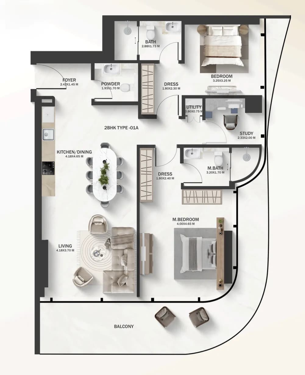2 BR
