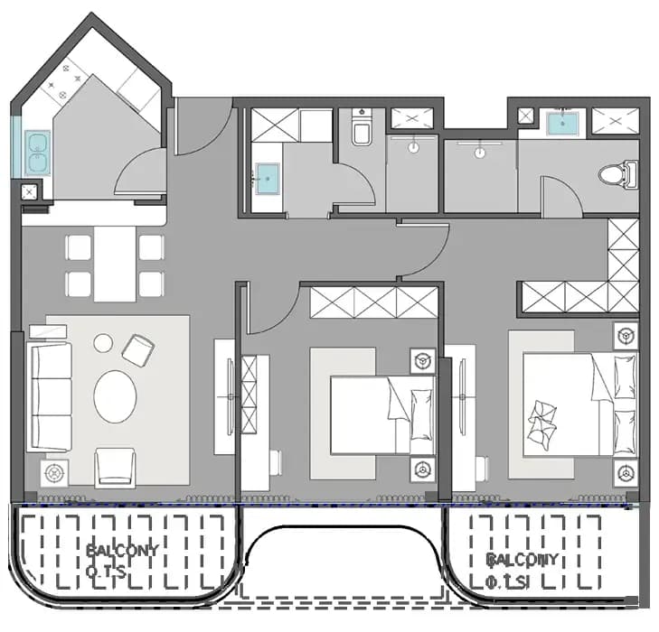 2 BR