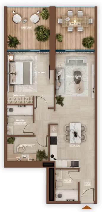 1 BR