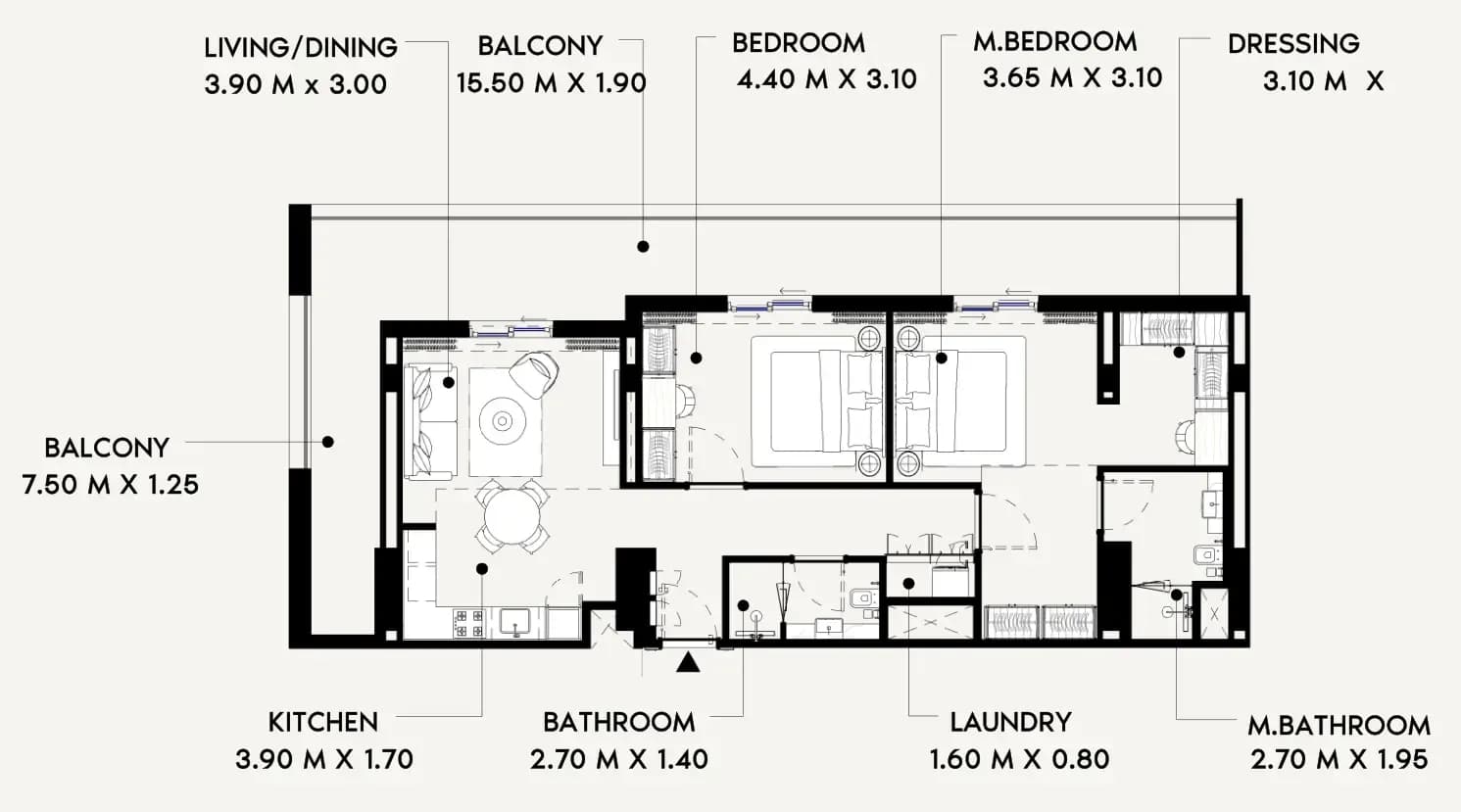2 BR