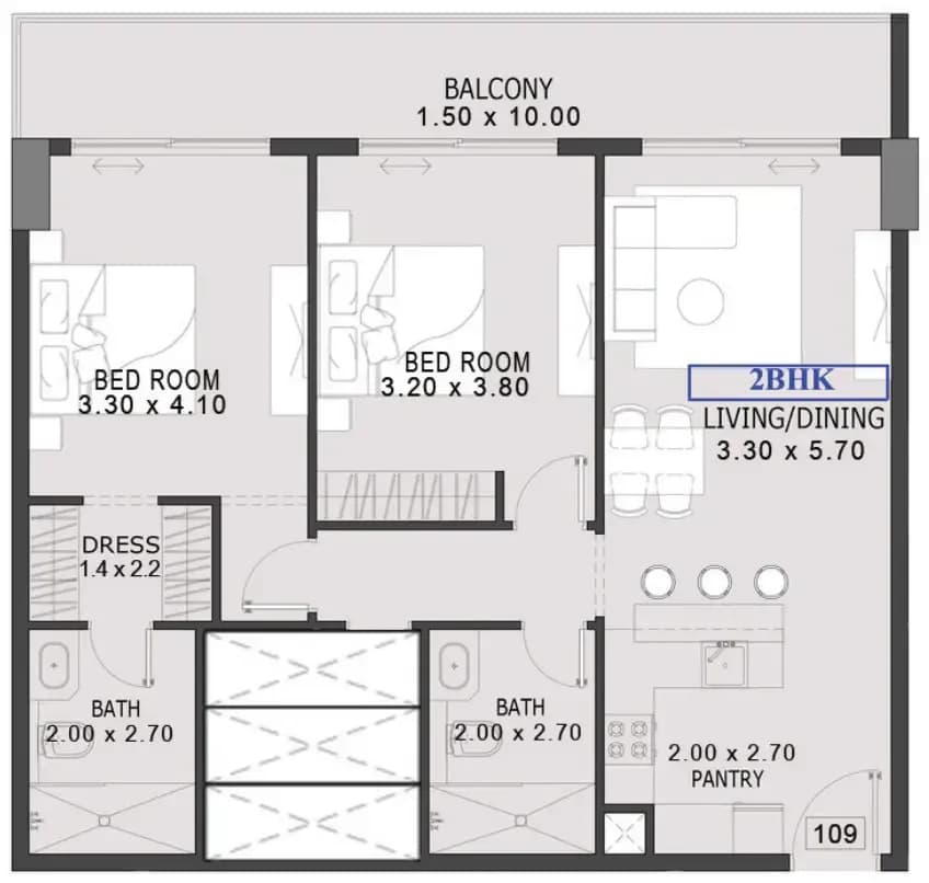 2 BR