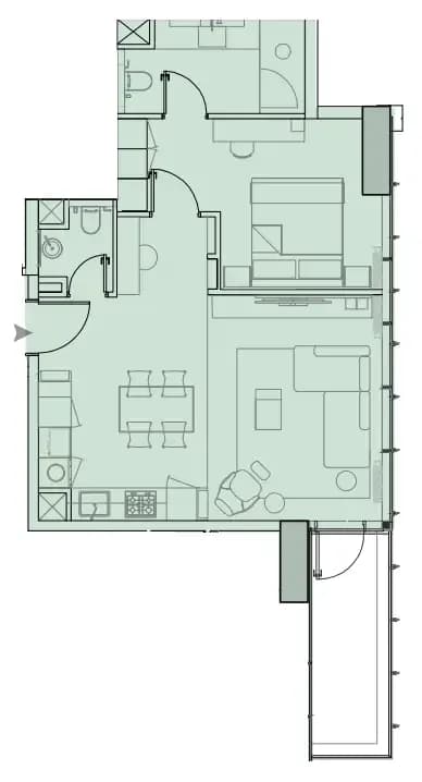 1 BR