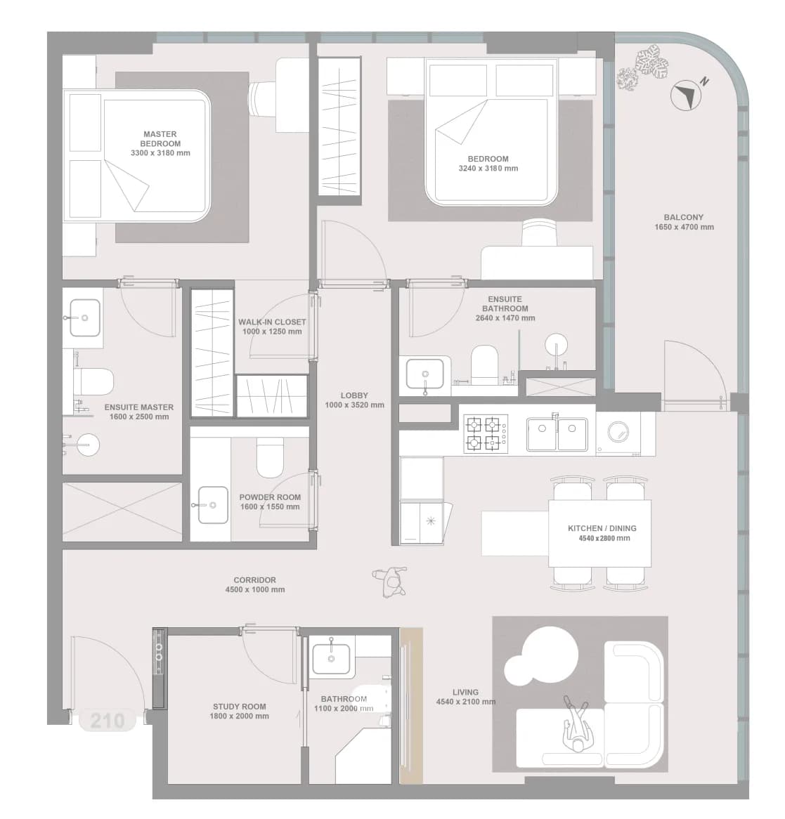 2 BR