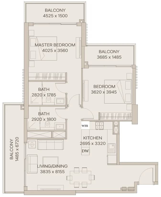 2 BR