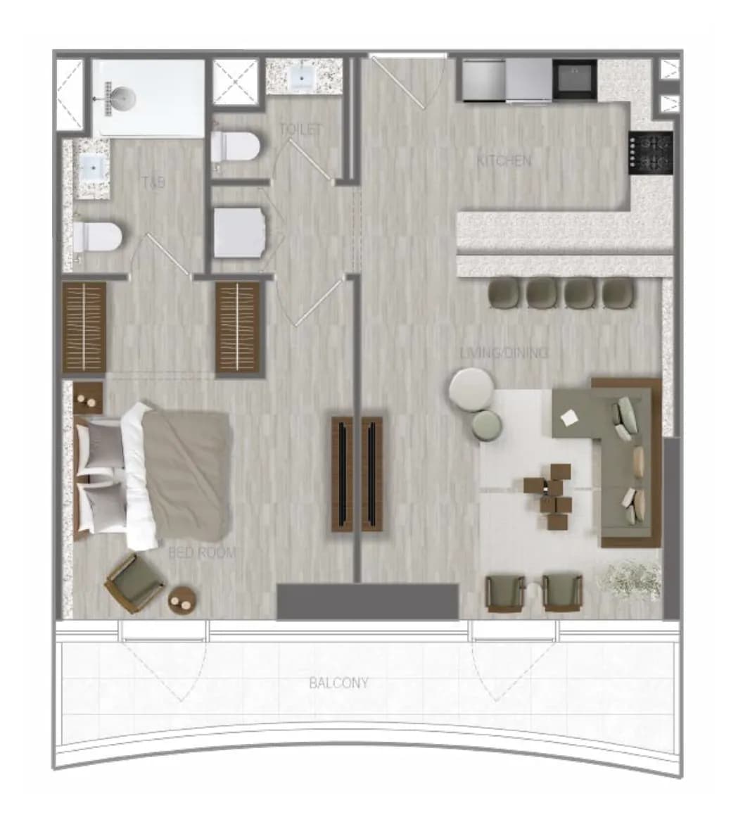 1 BR