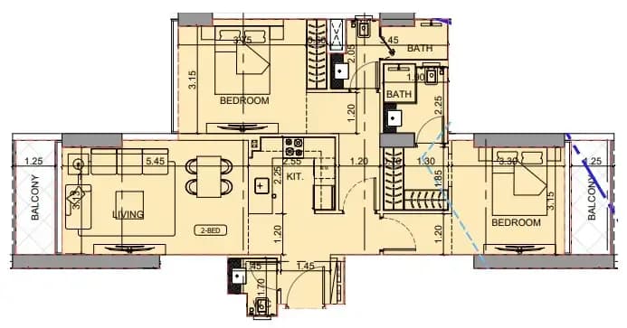 2 BR