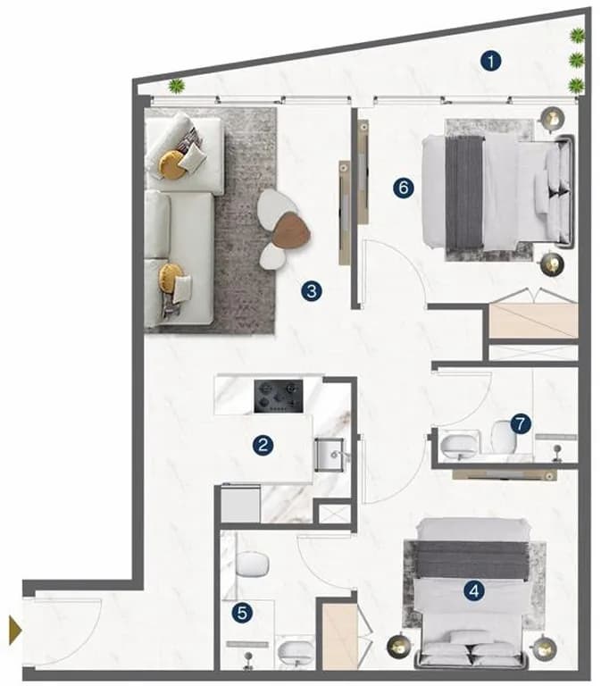 2 BR