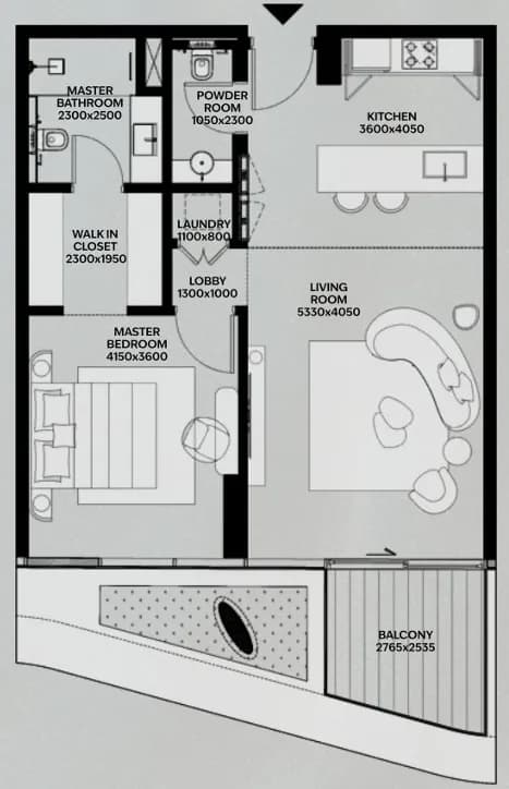 1 BR