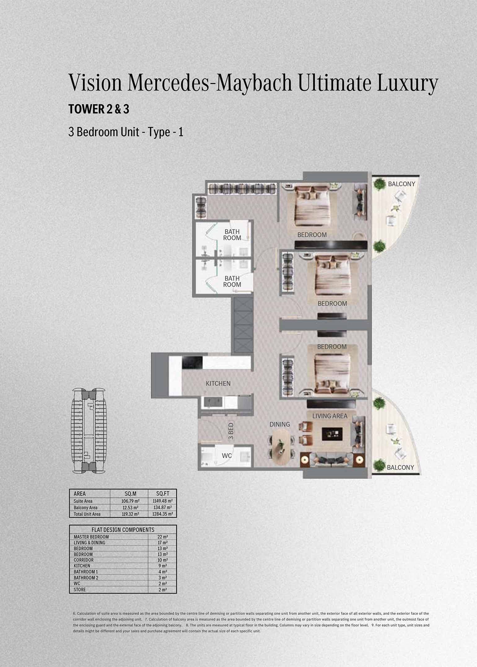 3 BR
