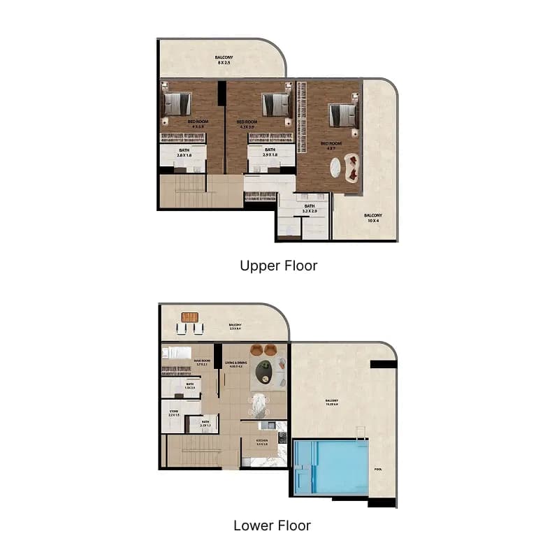 3 BR