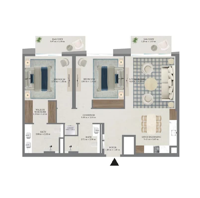 2 BR