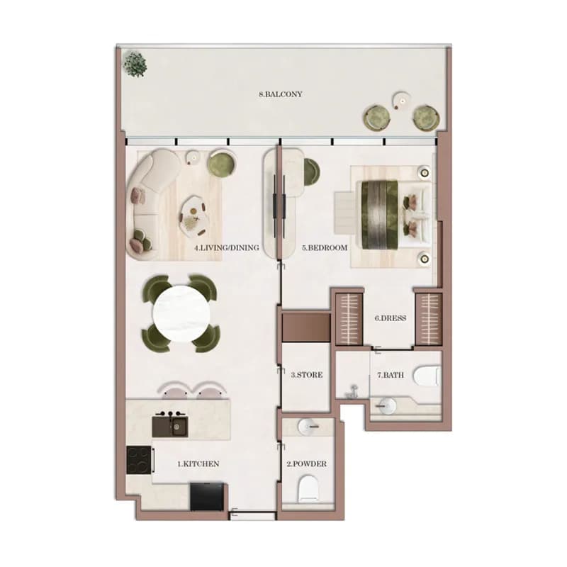 1 BR