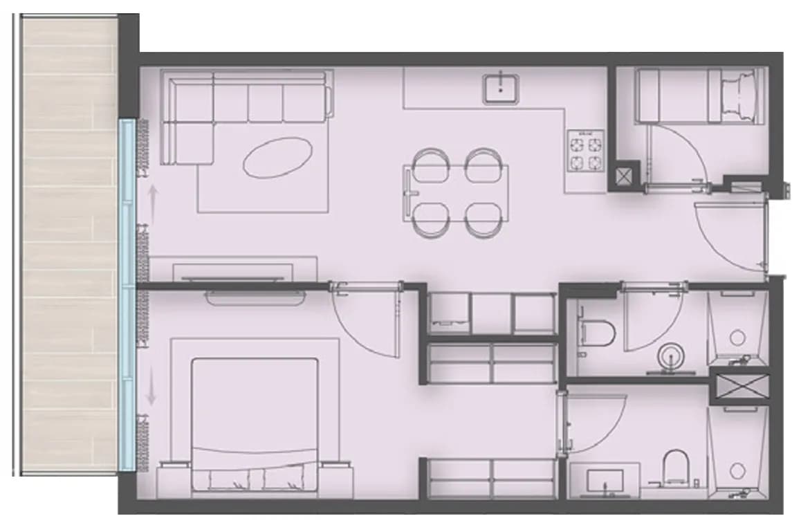1 BR
