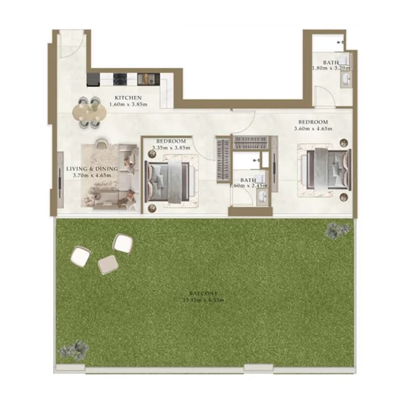 2 BR