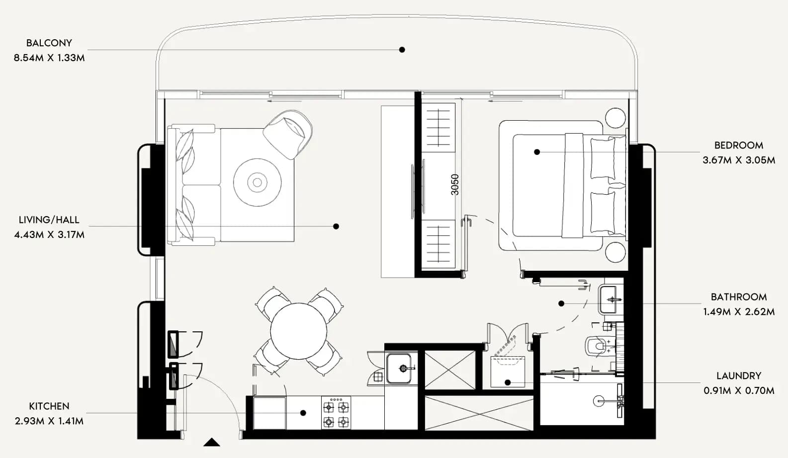 1 BR